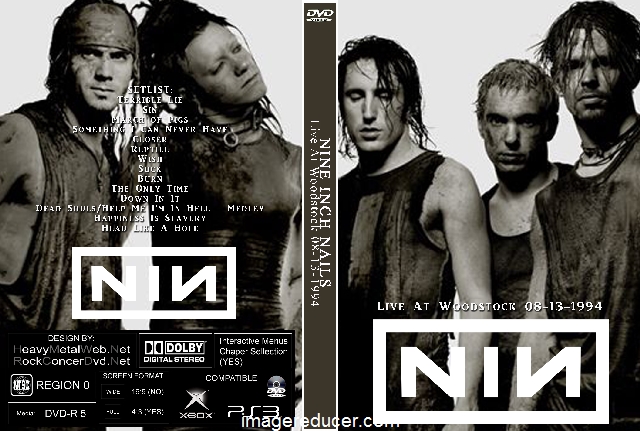 NINE INCH NAILS Live At Woodstock 08-13-1994 DVD